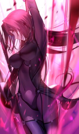 Scathach and scathach fate and 1 more drawn by mashima saki mashimasa sample-b9eb393eeb019d50197678335a892490.jpg